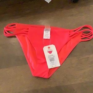 Billabong sol searcher tropic medium M NWT bikini bottoms neon pink